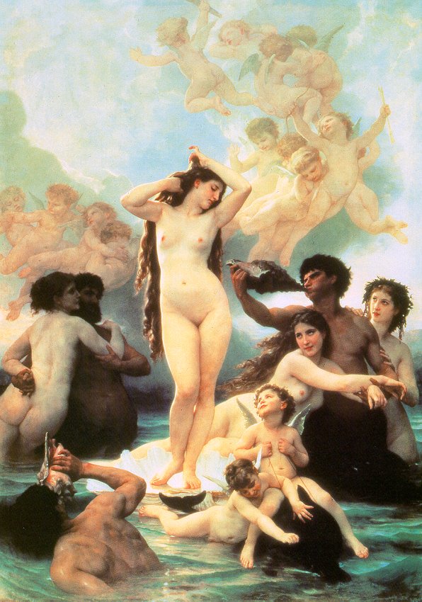 Adolphe William Bouguereau The Birth of Venus